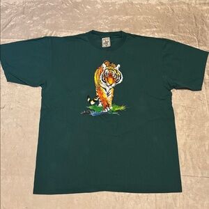 Alore Vintage 2000 Siberian Tiger Shirt Size XL